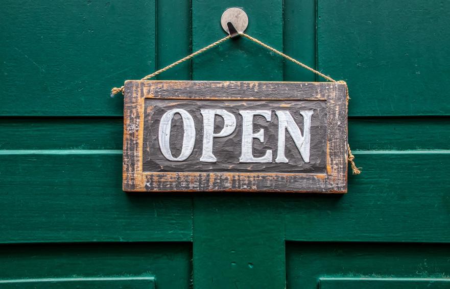 open, shield, note