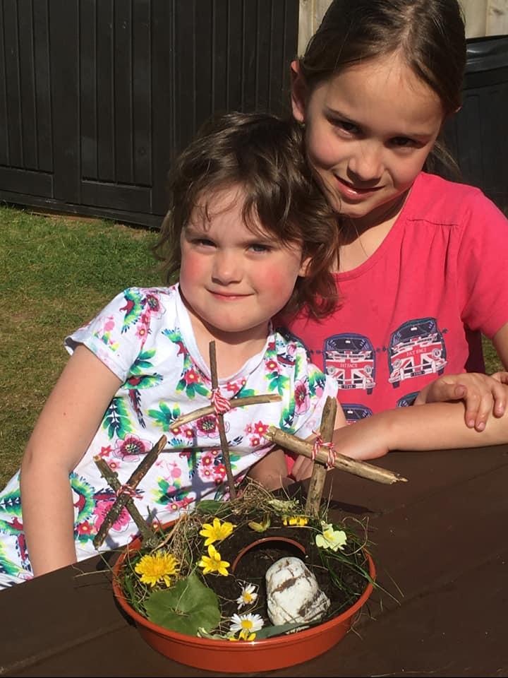 easter garden